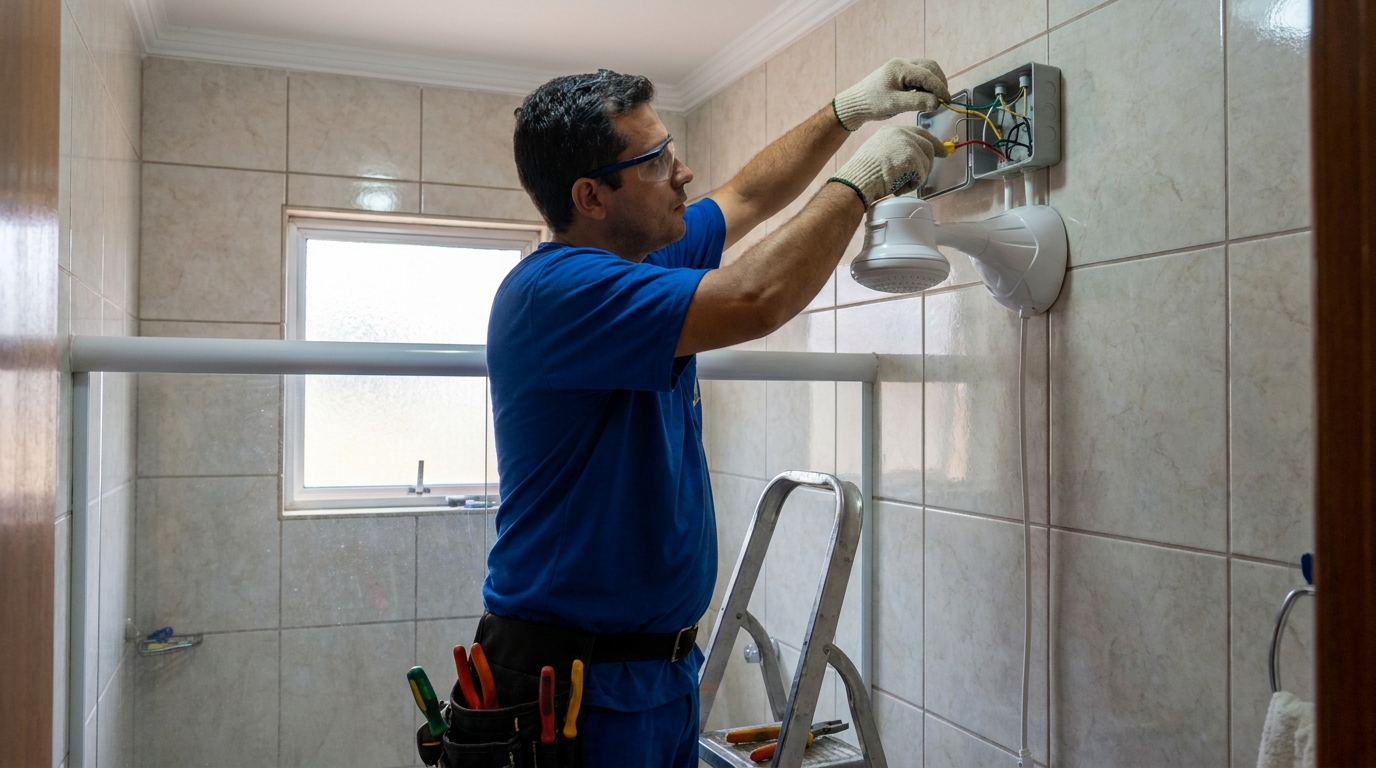 Adequação de Fiação no Bom Retiro, Blumenau‑SC