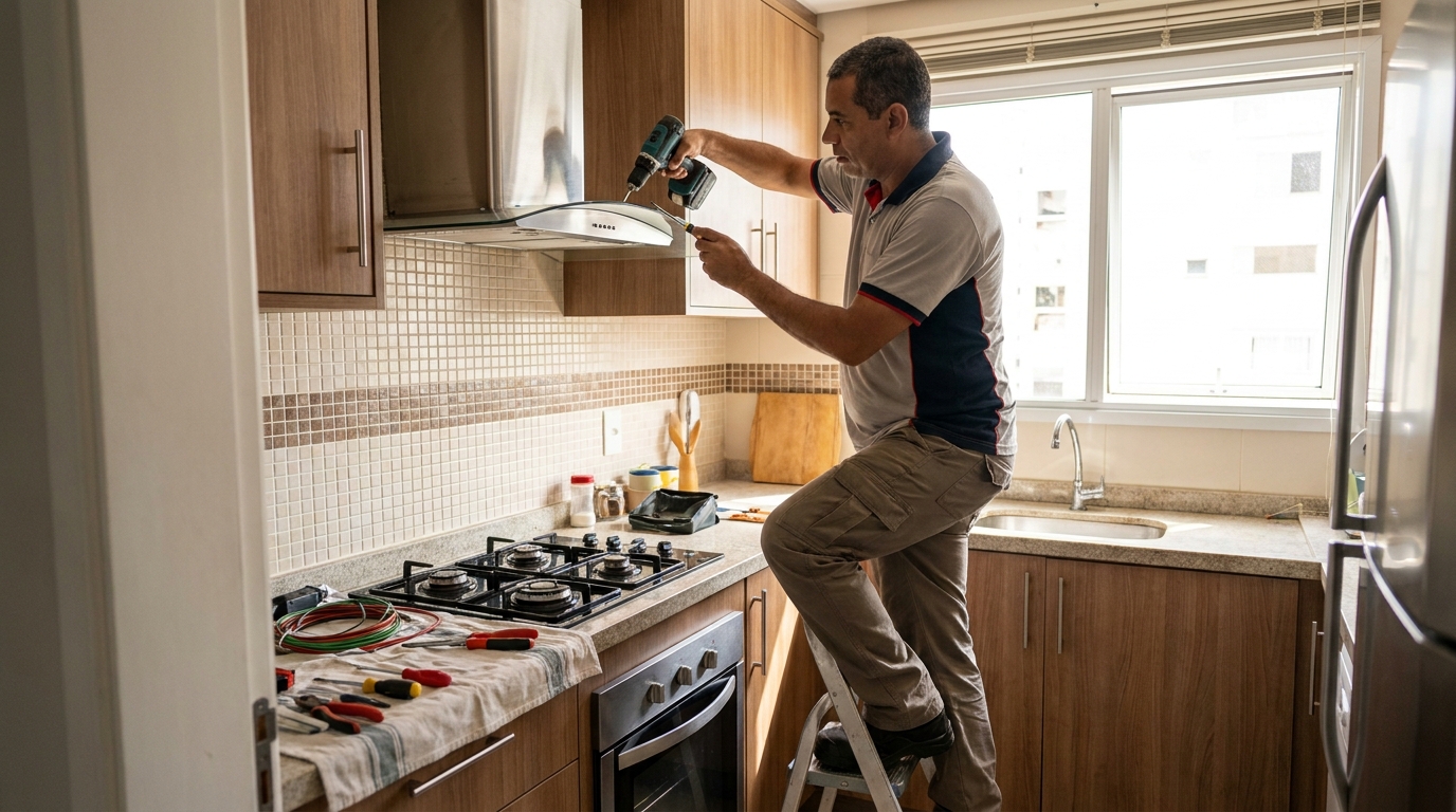 Instalação de Exaustor em Do Salto, Blumenau‑SC