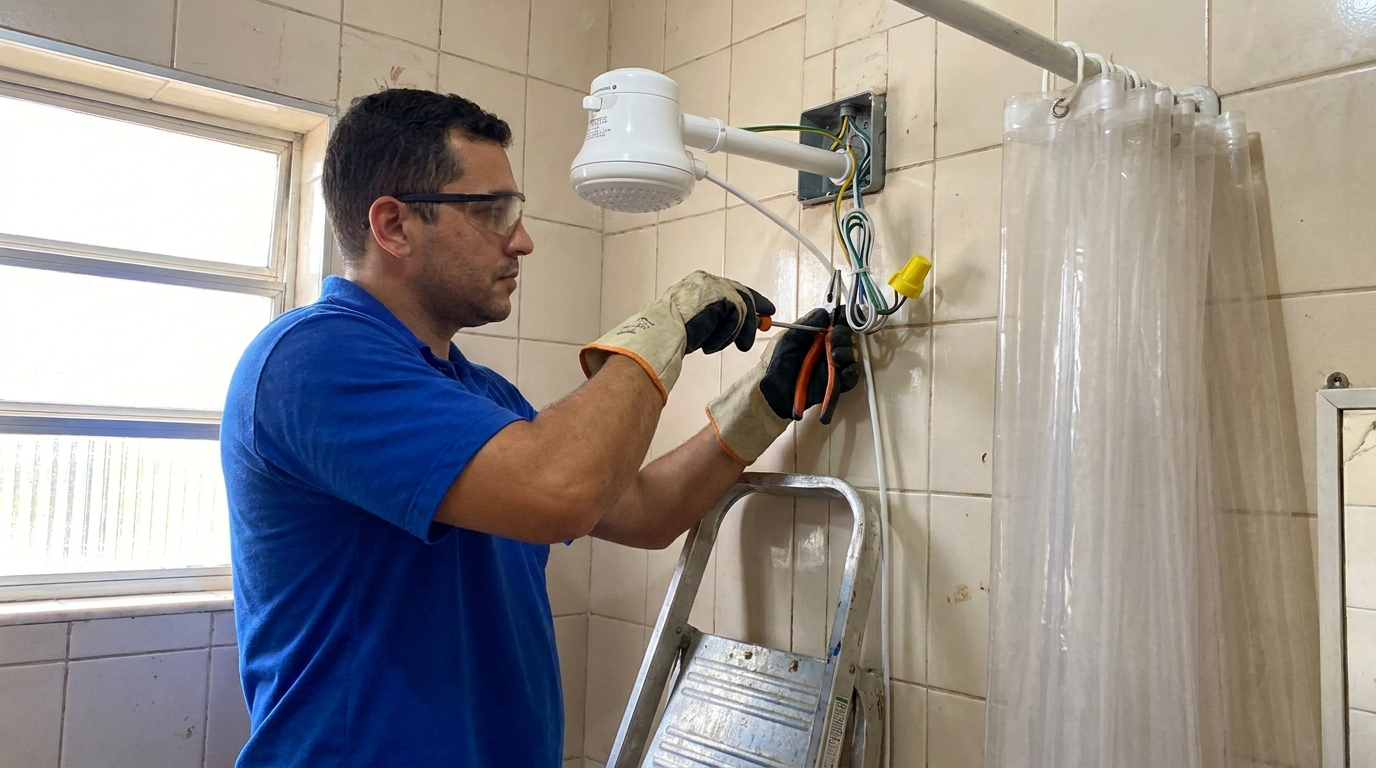 Instalação de Resistência no Bom Retiro, Blumenau‑SC