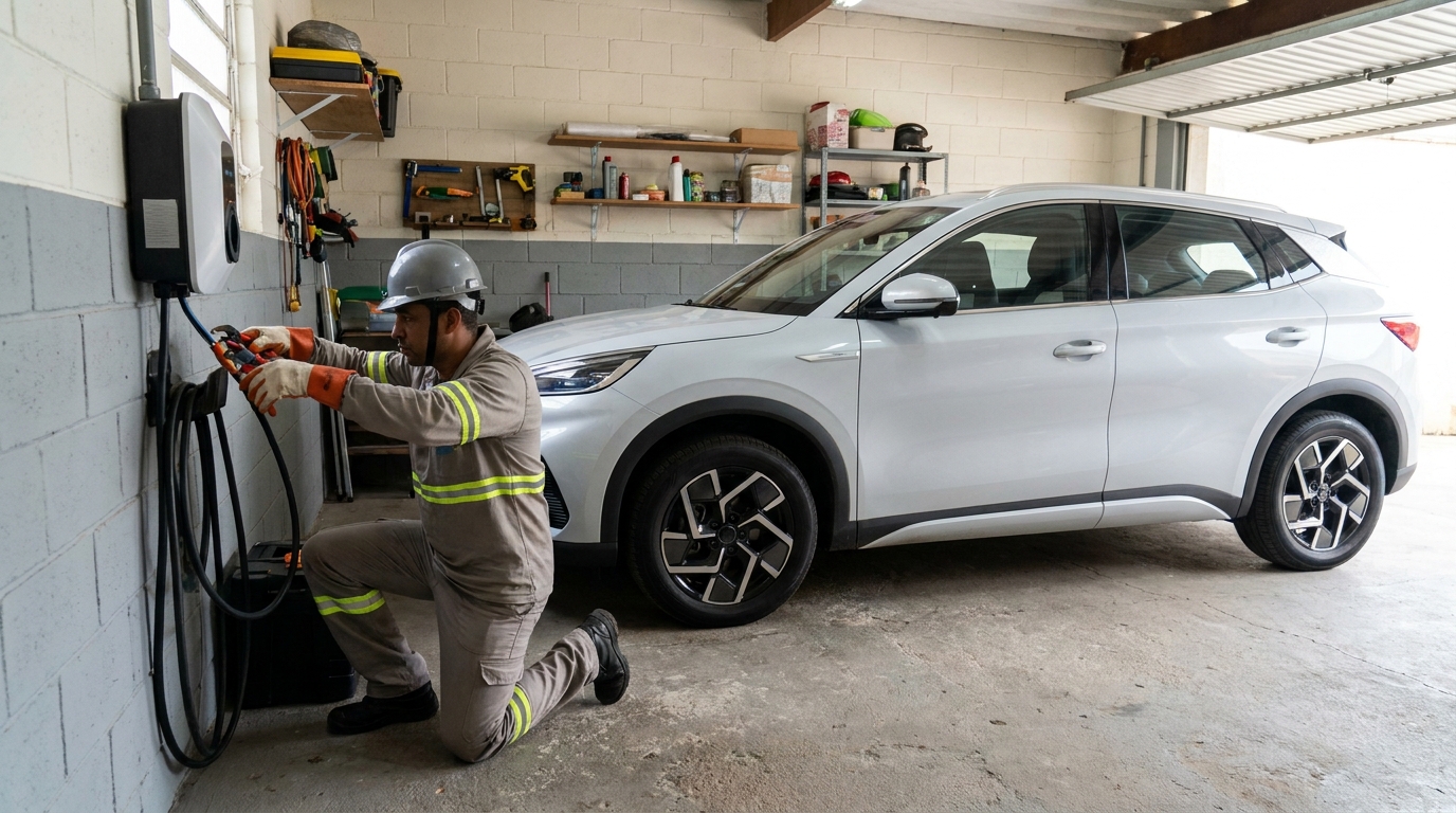 Instalação de Wallbox em Blumenau‑SC